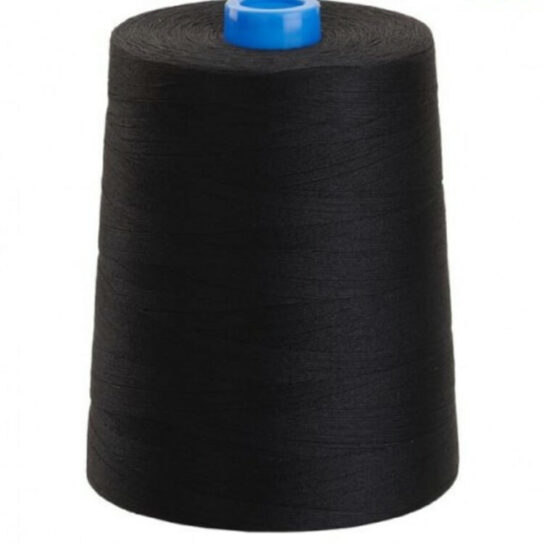 black sewing thread